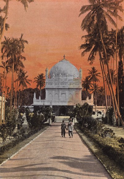 Mysore, Tombs of Tipu Sultan and Hyder Ali by European Photographer